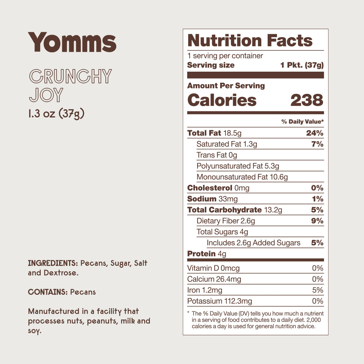 Yomms Crunchy Joy 1.3 oz